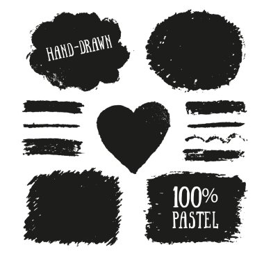 Fırça darbeleri ve tasarım öğeleri