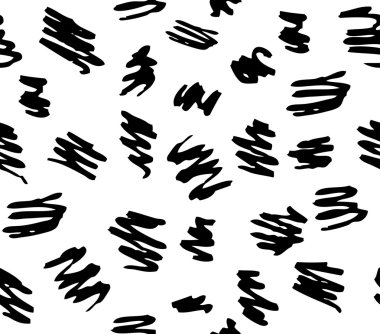 Elle çizilmiş karalamak smear desen