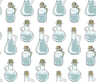 Şişe su ile Seamless Modeli