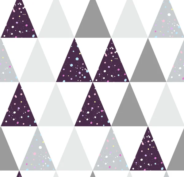 Triangles motif sans couture . — Image vectorielle