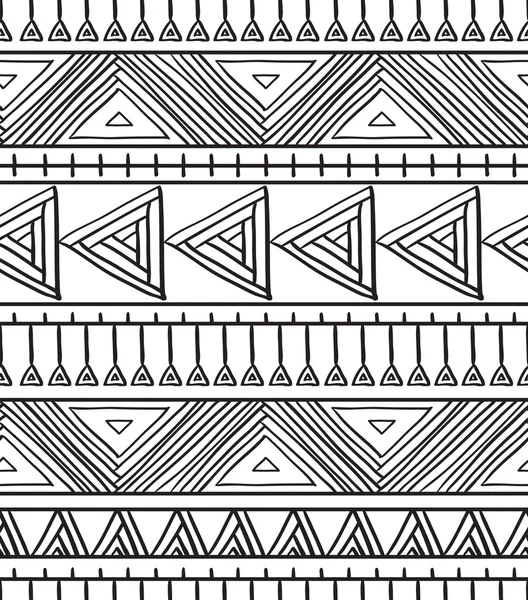 Pola Tanpa laut Geometrik - Stok Vektor