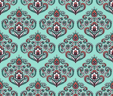 Vintage süslü seamless modeli