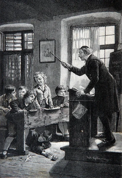 Vrije School Scene — Stockfoto