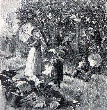 sıcak yaz gününde