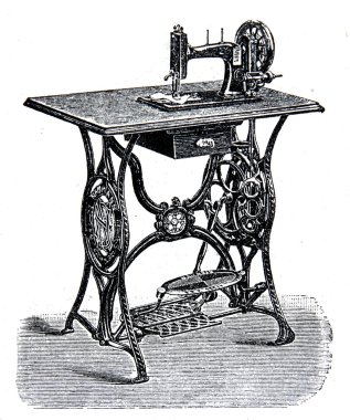 Antika dikiş makinesi