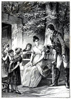 Romantik flört sahnesi