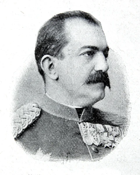 King Milan I of Serbia — Stock Photo, Image