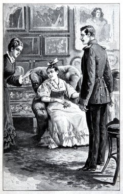 Romantik tanıdık sahne 