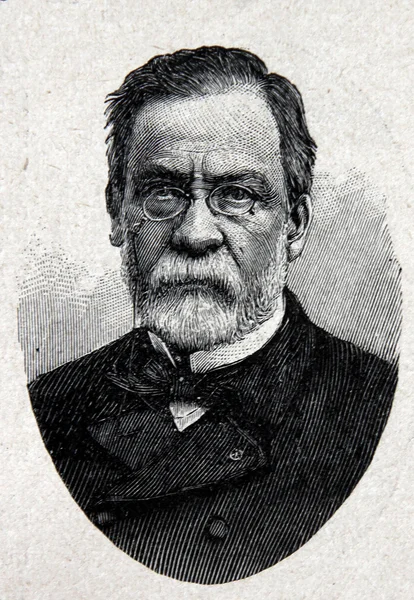 Mikrobiológus Louis Pasteur — Stock Fotó