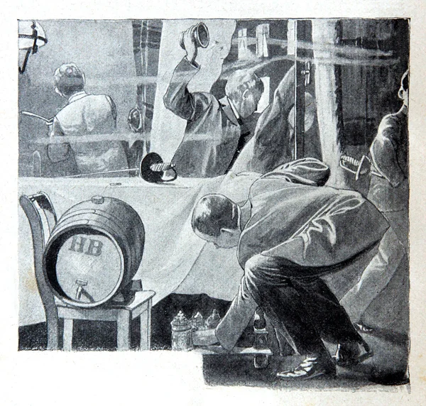 Scen i en pub — Stockfoto