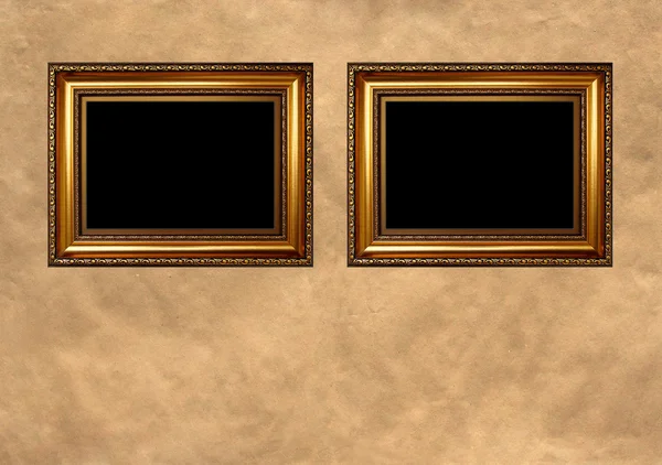 Antique golden frames — Stock Photo, Image