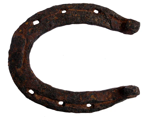 Viejo herradura oxidada — Foto de Stock