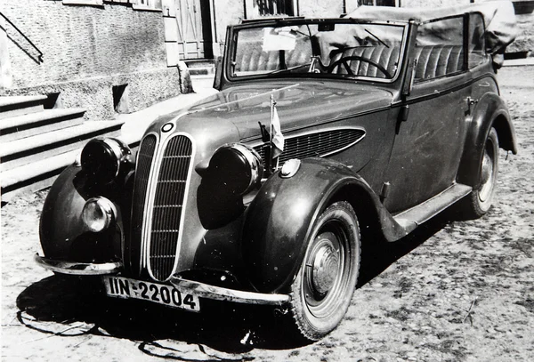 Foto antiga Carro de luxo — Fotografia de Stock