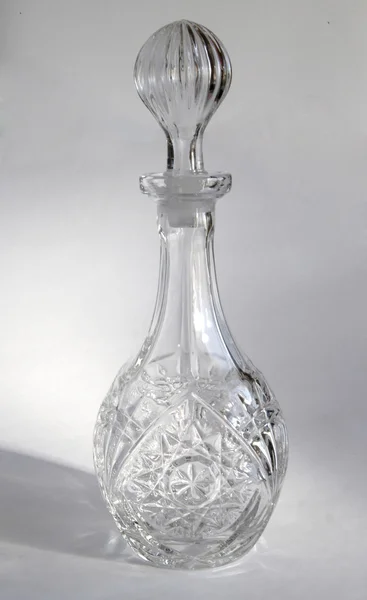 Antique Crystal decanter — Stock Photo, Image
