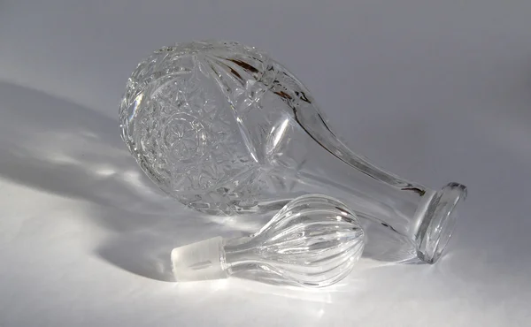 Antique Crystal decanter — Stock Photo, Image