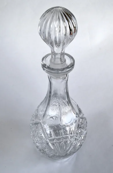 Antique Crystal decanter — Stock Photo, Image