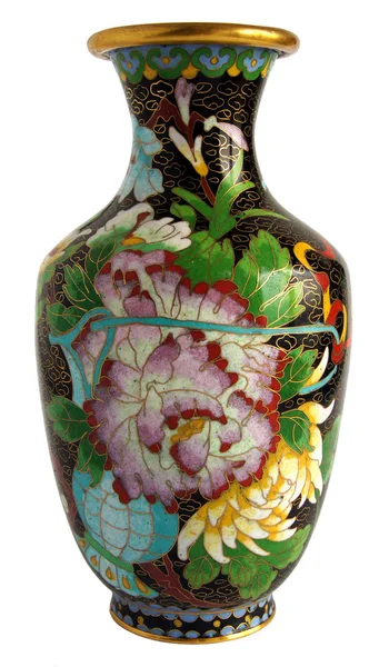 Cloisonné traditionele chinese vaas — Stockfoto