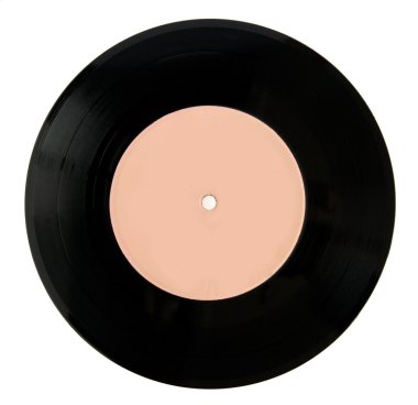 Vintage Vinil kaydı ile gerçekçi delik