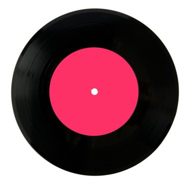 Vintage Vinil kaydı ile gerçekçi delik