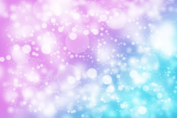 Bright Bokeh Pink Blue Background — Stock Photo, Image