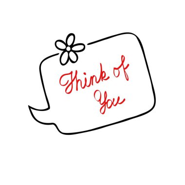 Özet konuşma baloncukları seti ile ayarlanmış basit karalama tarzı karikatür şekilleri çizilmiş aşk cümlelerini düşünün Aziz Valentine tatil tasarımı için çıkartmalar