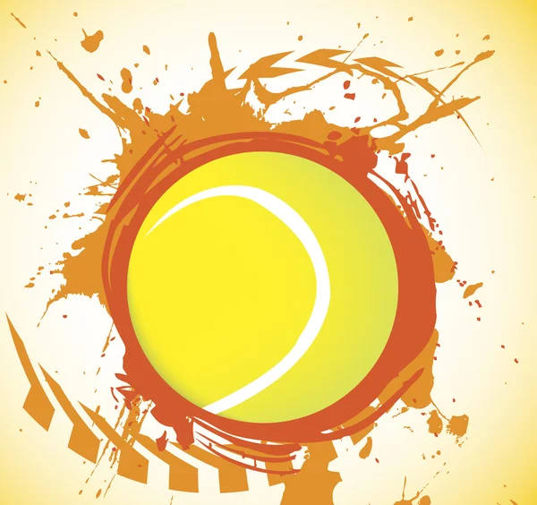 Splash de tennis — Image vectorielle