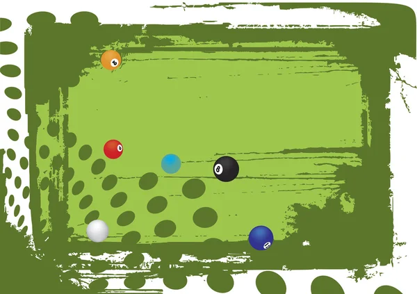 Yeşil Bilardo masası