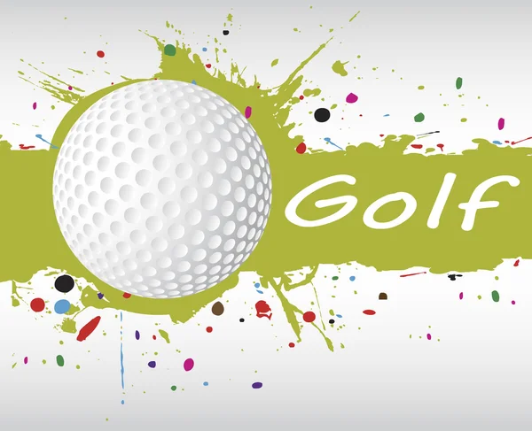 Golf banner.abstract yeşil sıçrama