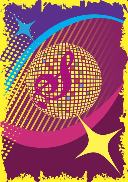 抽象的なダンス poster.party および音楽 club.music の背景. ストックイラスト