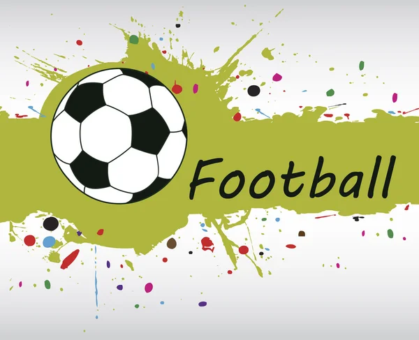Futbol banner.abstract yeşil splash.football arka plan c ile