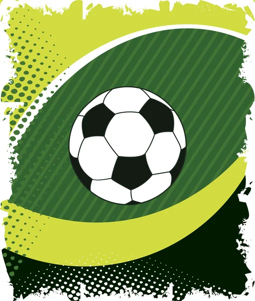 Ojo de fútbol verde.Fondo de puntos verde gridiron.Green abstracto — Vector de stock