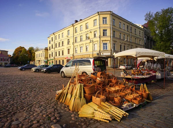 Vyborg Rusya Ekim 2016 Vyborg Rusya Daki Ana Meydanda Açık — Stok fotoğraf