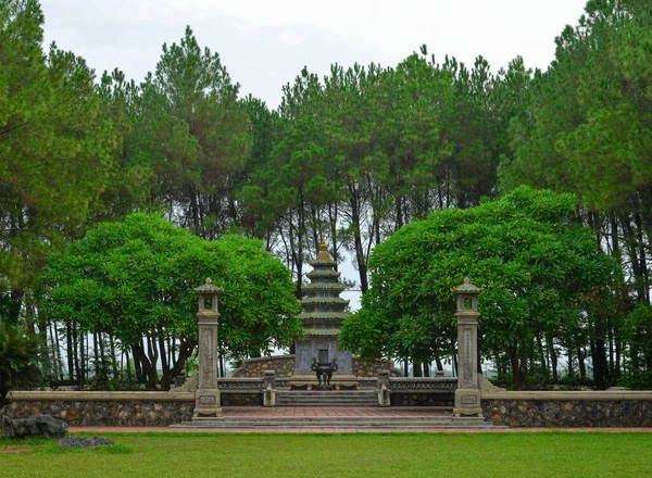 Starożytna Pagoda Thien Hue Wietnam Jest Jedna Najbardziej Fascynujących Starożytnych — Zdjęcie stockowe