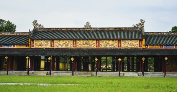 Edifícios Antigos Cidade Imperial Hue Vietname Complexo Cidadela Hue Criado — Fotografia de Stock