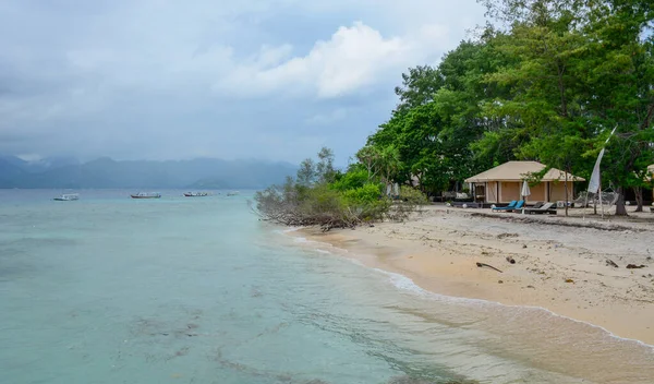 Beau Paysage Marin Été Sur Les Îles Gili Indonésie Gili — Photo
