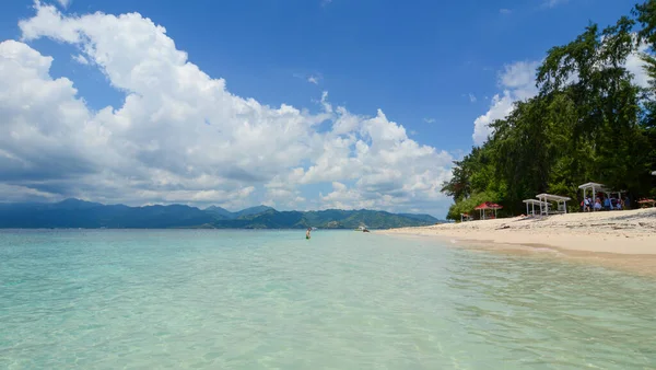 Schöne Meereslandschaft Sommer Auf Den Gili Inseln Indonesien Gili Ist — Stockfoto
