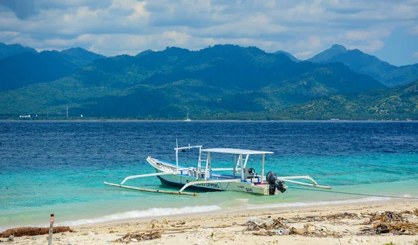 Gili Ινδονησία Απρ 2016 Όμορφη Θαλασσογραφία Καλοκαίρι Στα Νησιά Gili — Φωτογραφία Αρχείου