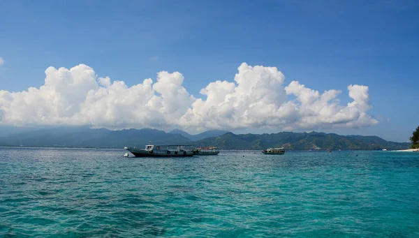 Beau Paysage Marin Été Sur Les Îles Gili Indonésie Gili — Photo