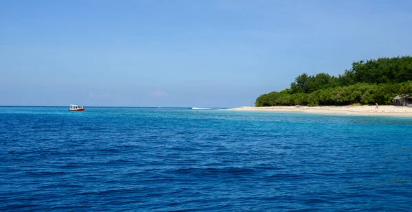 Лето Индонезийских Островах Гили Gili Известен Своими Красивыми Пляжами Белым — стоковое фото