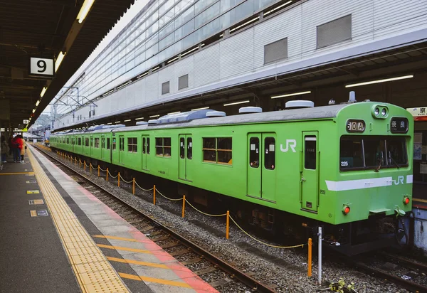 日本京都 2019年11月14日 鸟山车站的景色 此站是位于京都南端的历史性火车站之一 — 图库照片