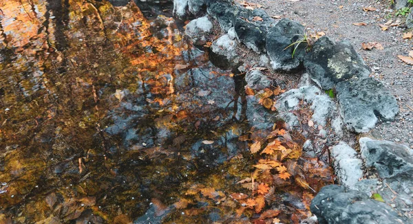 Estanque Agua Caliente Kusatsu Onsen Gunma Japón Ciudad Kusatsu Uno — Foto de Stock