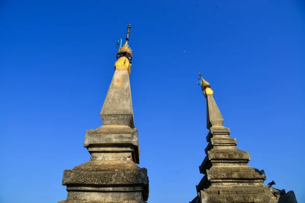 Starověký Buddhistický Chrám Baganu Myanmar Odhaduje Více Než 000 Buddhistických — Stock fotografie