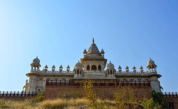 Architektura Starobylého Chrámu Indickém Jodhpuru Jodhpur Město Thar Poušti Severozápadního — Stock fotografie