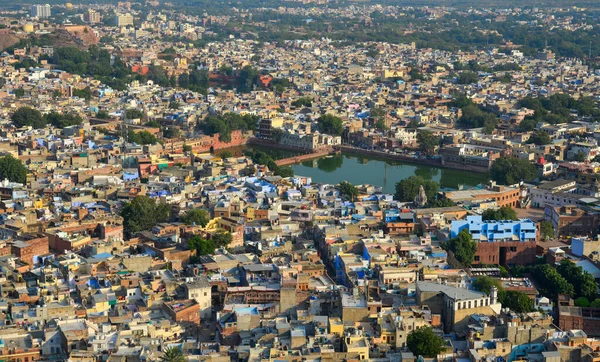 Vista Aérea Jodhpur India Jodhpur Una Ciudad India Desierto Thar — Foto de Stock