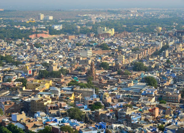 Flygfoto Över Jodhpur Indien Jodhpur Stad Thar Öknen Nordväst Indiska — Stockfoto