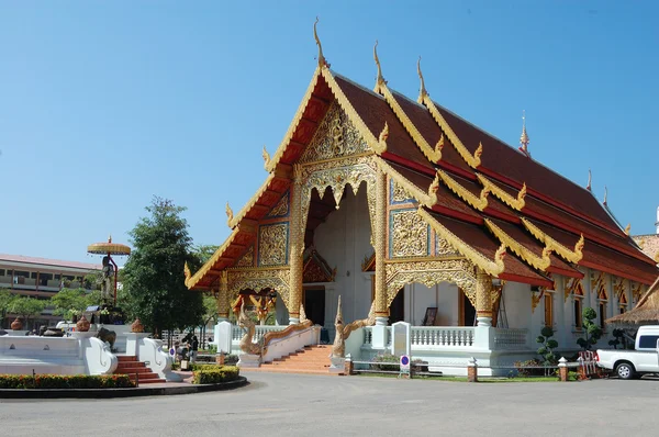 Wat Phra Sing templo, província de Chiang Mai, Tailândia — Fotografia de Stock