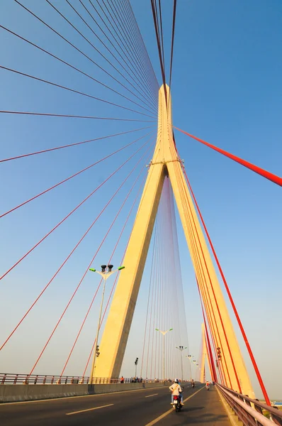 Kann tho Schrägseilbrücke in Vietnam — Stockfoto