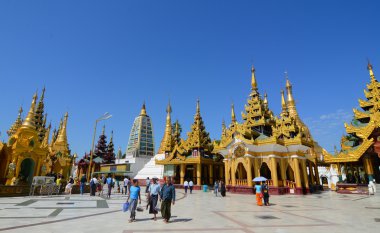 Shwedagon pagoda in Yangon, Myanmar