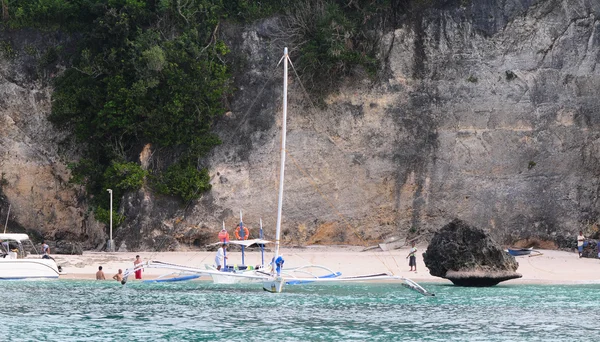 Λευκή παραλία, νησί Boracay, Φιλιππίνες — Φωτογραφία Αρχείου