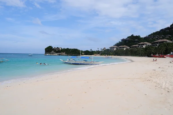 Λευκή παραλία, νησί Boracay, Φιλιππίνες — Φωτογραφία Αρχείου